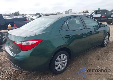 2016 Toyota Corolla Le из США, поврежденный, VIN 2T1BURHE4GC707572
